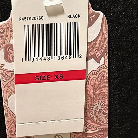 Band Of The Free Women's XS Cable Knit Turtleneck Sweater Solid Black Basic New - Picture 5 of 9